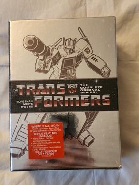 Transformers The Complete Original Series DVD Box Set - Silver/Brown Artwork